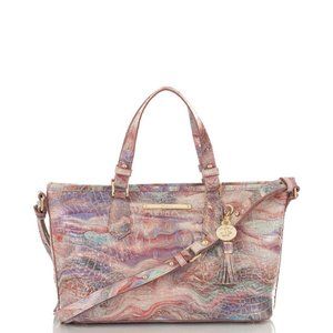 NWT BRAHMIN AURA MINI ASHER TOTE CROSSBODY LEATHER